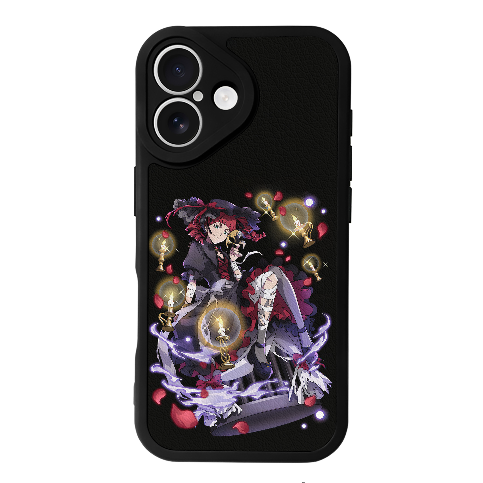 （画像用） 文豪ストレイドッグス Bungo Stray Dogs 【iPhone 16シリーズ対応】シリコンスマホケース（レザー調） 材質：シリコン
